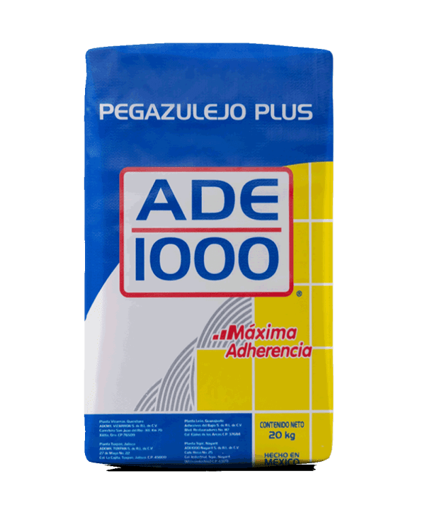 Adhesivo para Azulejo, Plus 20 Kg. Ade1000