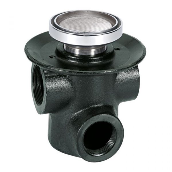 Coladera para Inserto Redonda 3Bocas Cromo Mod. 25-HLI. Helvex