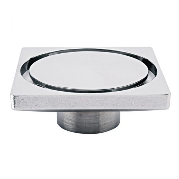 Rebosadero Contorno Cuadrado Cromo Mod. 342-CL. Helvex