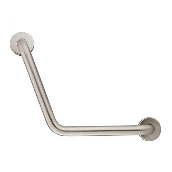 Barra Seg Ang Boomerang 305X305mm Izq Acero Inoxidable  Mod. B-066-S. Helvex