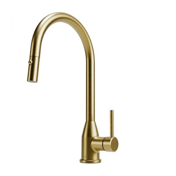 Monomando Fregadero Retractil 2 Chorros Kampa Duna Mod. E-314-DN. Helvex