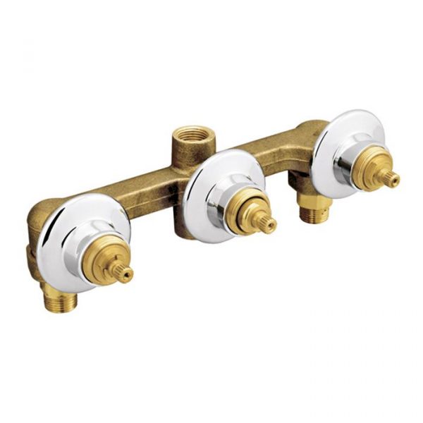 Ensamble Doble Emp Reg Valvex Ceramico Schap Mod. E-40. Helvex