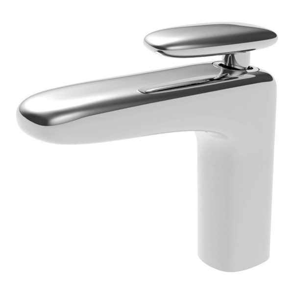 Monomando Lavabo Contra Push Land Cromo Mod. E-939. Helvex