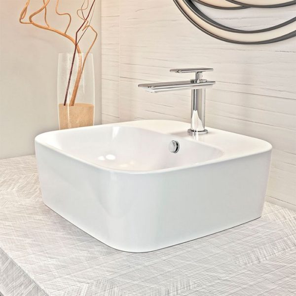 Monomando Lavabo Contra Push Premier II Cromo Mod. E-941. Helvex - Imagen 2