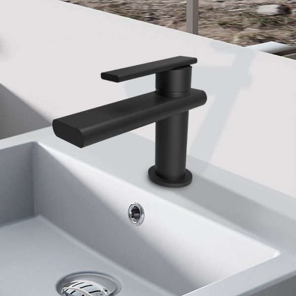 Monomando Lavabo Contra Push Premier Ebano Mod. EP-909-EB. Helvex - Imagen 2