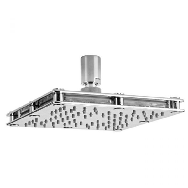 Regadera 6" Ch Fijo Antical Kubica 6L Cromo Mod. H3006-6. Helvex