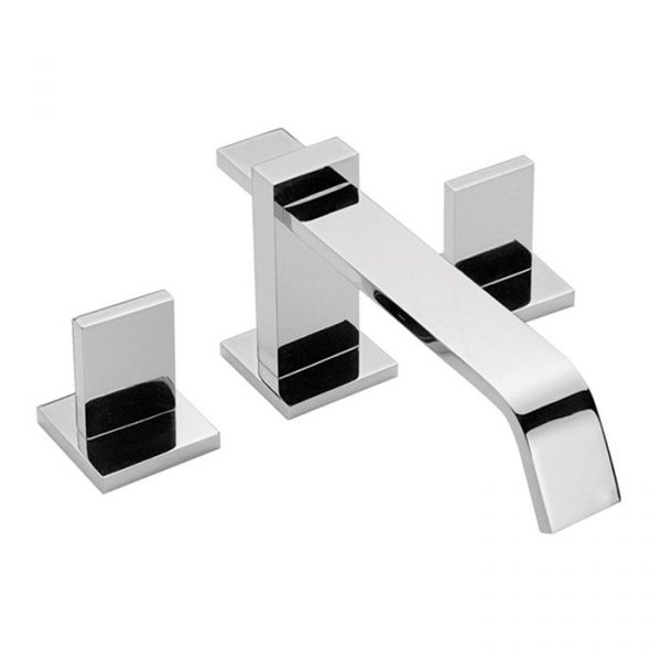 Mezcladora Lavabo Ts Contra Push Vertika Cromo Mod. MP-1000. Helvex