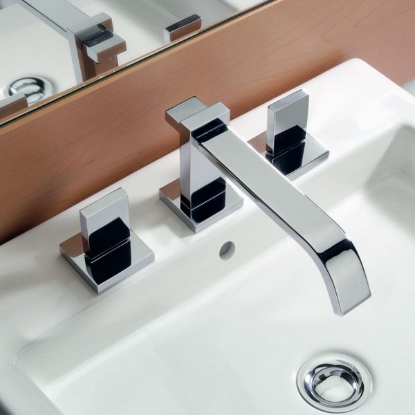 Mezcladora Lavabo Ts Contra Push Vertika Cromo Mod. MP-1000. Helvex - Imagen 2