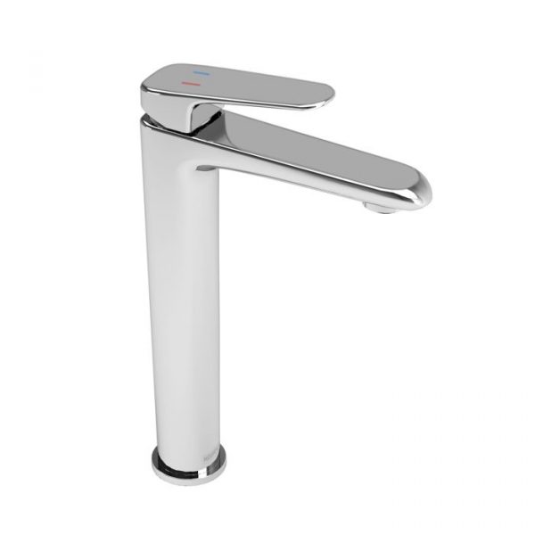 Monomando Alto de Lavabo sin Contra Potenza Cromo Mod. POT-101. Helvex