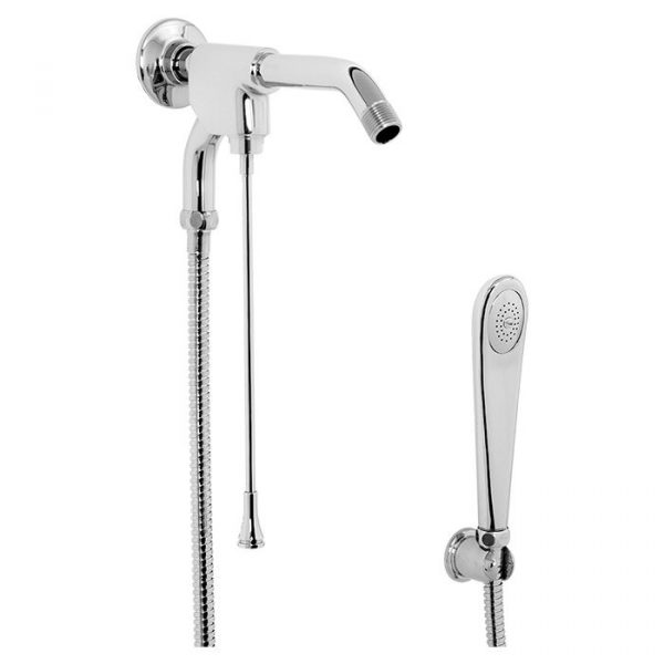 Regadera Manual con desviador Futura Cromo Mod. RM-7. Helvex