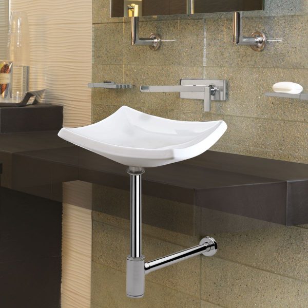 Cespol Lavabo con Registro Cromo Mod. TV-017. Helvex - Imagen 2