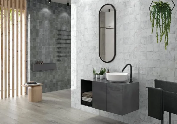 Piso Porcelánico Lorena Gris 25x75. Castel - Imagen 2